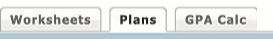 plans tab for creating a new abbreviated education plan