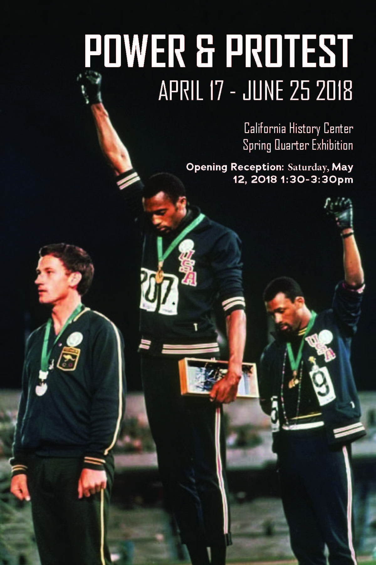 2018 Power & Protest Exhibit Flyer
