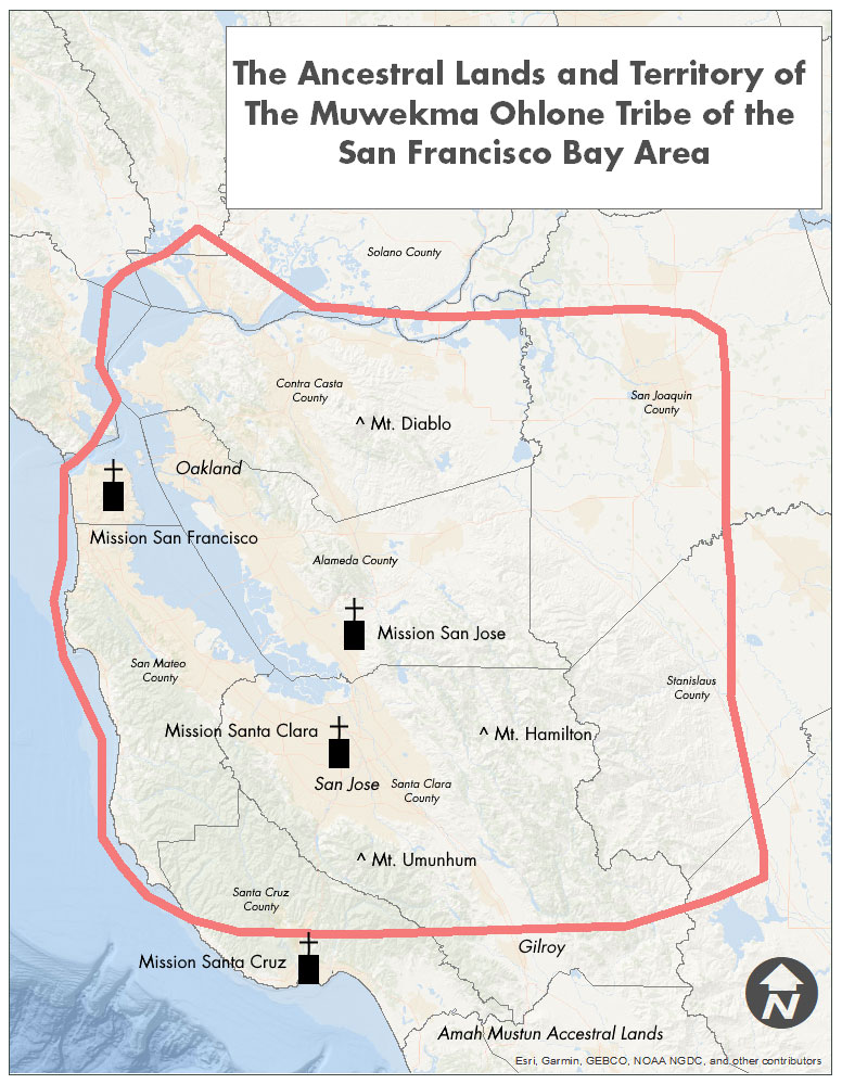 The Ancestral Lands and Territory of the Muwekma Ohlone Tribe of the San Francisco Bay Area