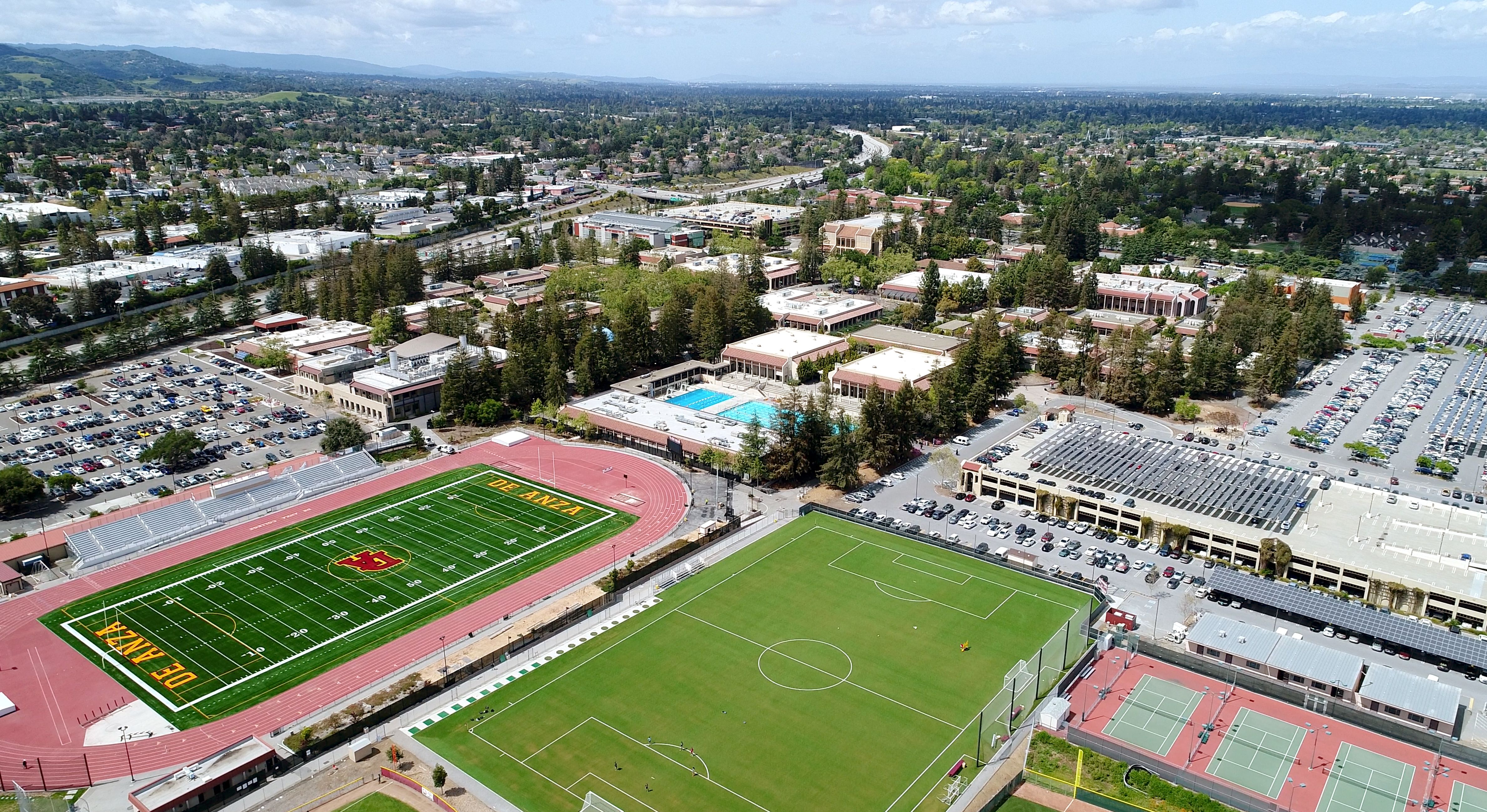 De Anza Overhead View