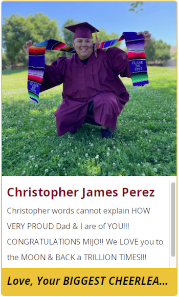 Congrats Card: Christopher Perez