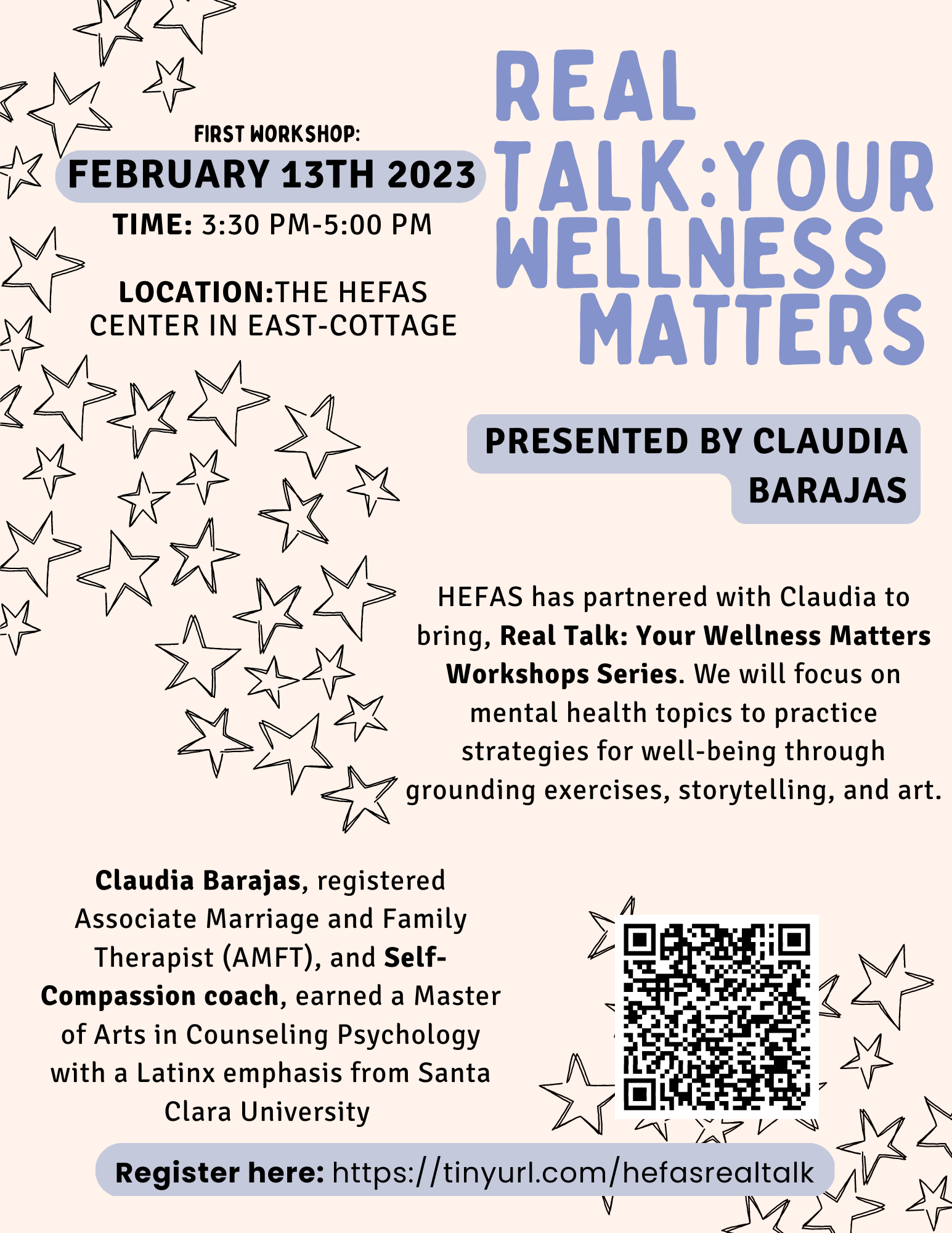 Real Talk Matters 2023 with event information. 