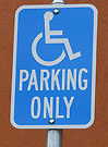 disability parking sign