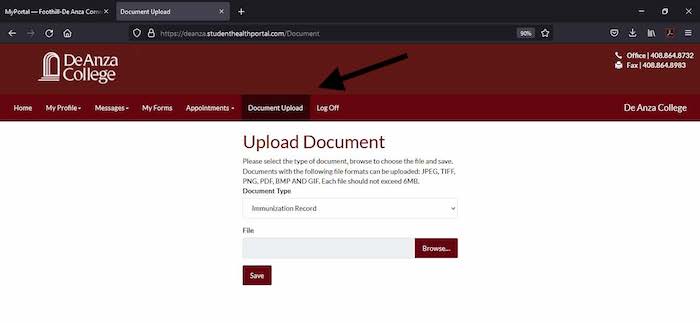screenshot of PyraMED upload screen