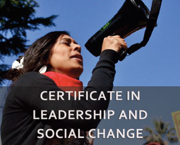 certificate in leadership and social change