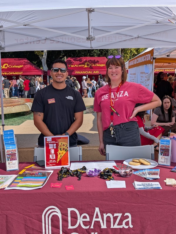 staff at veterans table